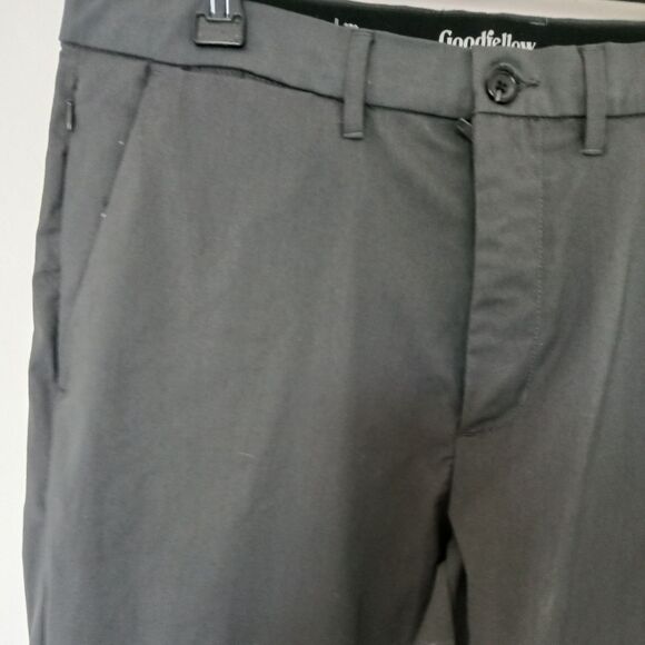 Goodfellow & Co. Men's Slim Fit Tech Chinos Pants Charcoal Size 36W X 32L - Picture 7 of 13